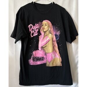 Doja Cat T-Shirt L Black Rap Tee Official Merch Graphic Tee Promo Hip Hop‎ Music